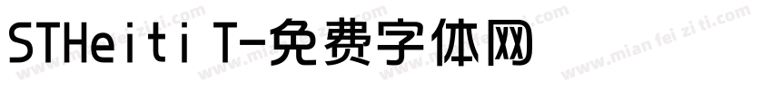 STHeiti T字体转换